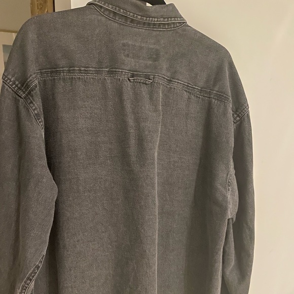 Vintage black denim workshirt - Picture 4 of 5